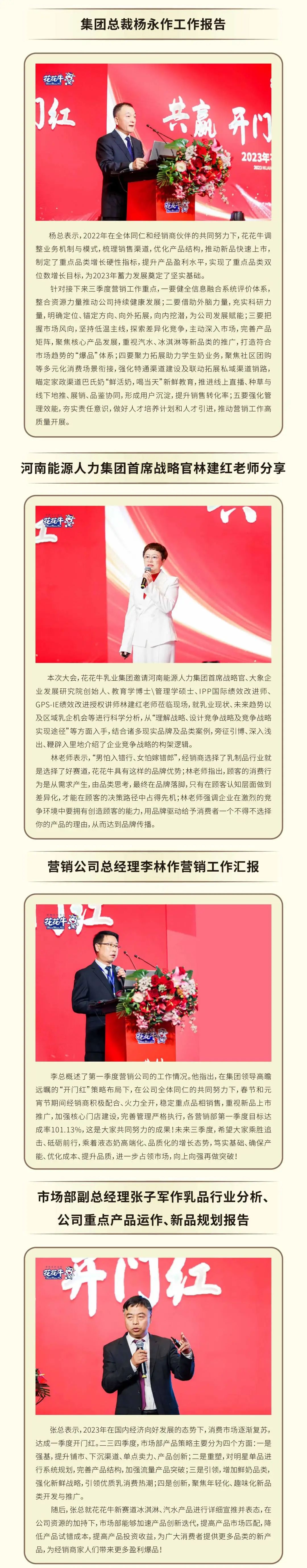 共赢 开门红·创新 赢未来｜完美体育在线(中国)唯一官方网站乳业集团召开2023年度营销大会