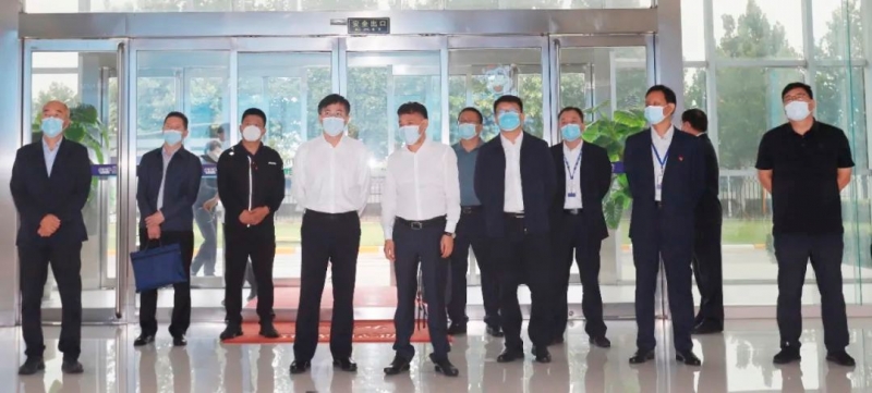 佳木斯市招商考察团莅临完美体育在线(中国)唯一官方网站考察座谈